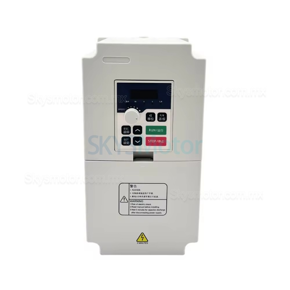 Variador de frecuencia de 5,5kW H100-5.5S2/T4, 220V/380V, para motor de husillo CNC y m&aacute;quina de grabado